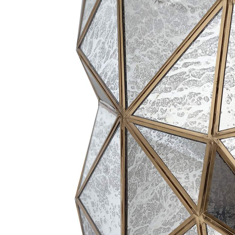 Image 3 Metropolitan Geo-Gem 3-Light 19.25-in Artisan Brass Pendant more views