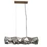 6_Metropolitan Geo-Gem 6-Light 48.5-in Artisan Brass Island Chandelier more views