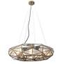 1_Metropolitan Geo-Gem 8-Light 36-in Artisan Brass Pendant