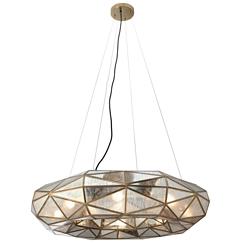 Metropolitan Geo-Gem 8-Light 36-in Artisan Brass Pendant