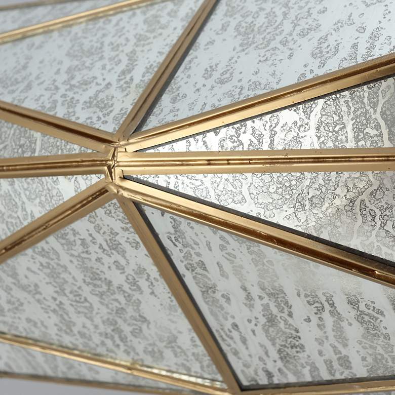 Image 4 Metropolitan Geo-Gem 8-Light 36-in Artisan Brass Pendant more views