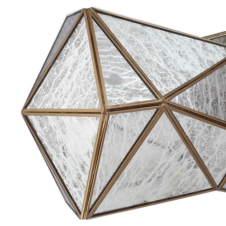 Image 3 Metropolitan Geo-Gem 8-Light 61.5-in Artisan Brass Island Chandelier more views