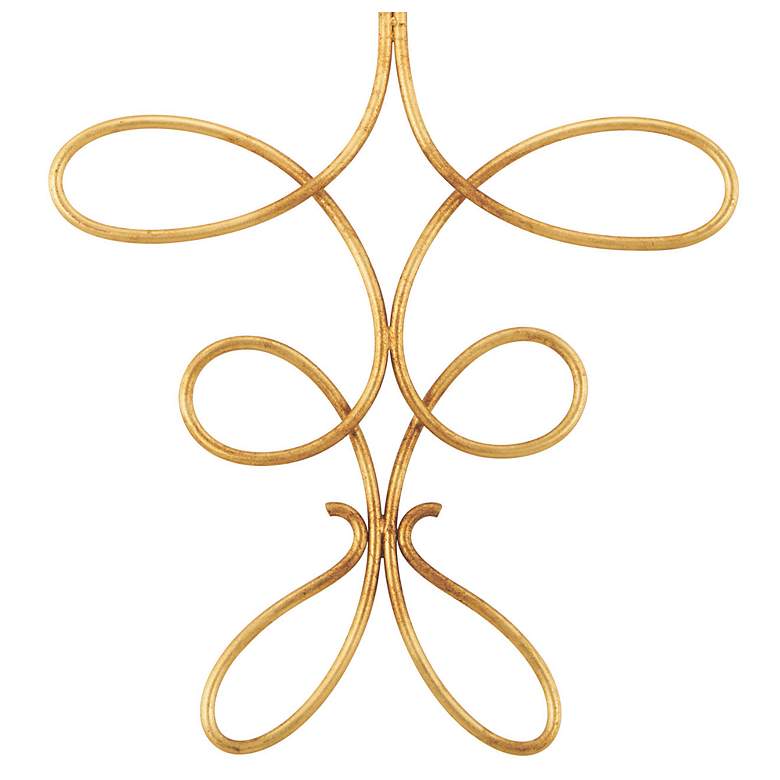 Image 4 Metropolitan Gianella 19 1/2" High Gold Leaf LED Wall Sconce more views