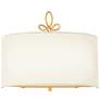 5_Metropolitan Gianella 19 1/2" High Gold Leaf LED Wall Sconce more views