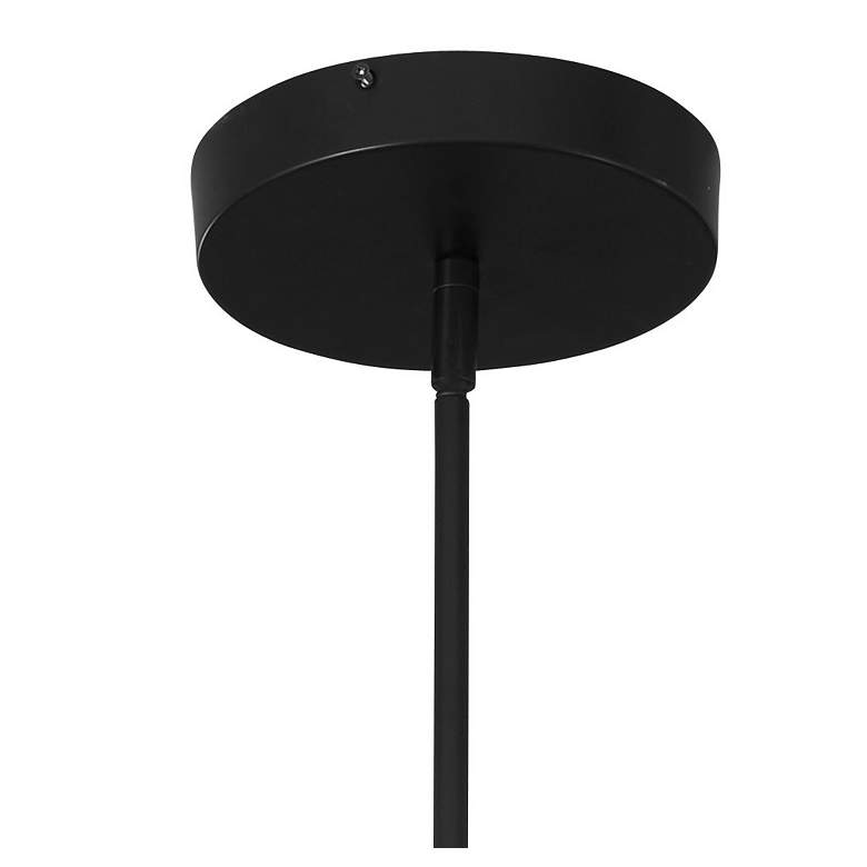 Image 3 Metropolitan Grande Illusion 48.5-inch LED Coal and Nickel Pendant more views