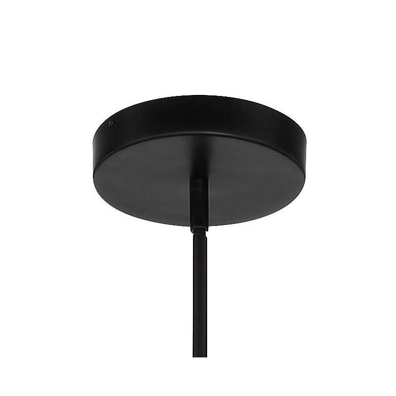 Image 3 Metropolitan Grande Illusion 49-inch LED Coal and Polished Nickel Pendant more views