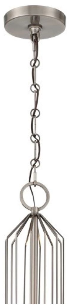 Image 3 Metropolitan Grandeur 8-Light 24-in Aged Antique Nickel Indoor Pendant more views