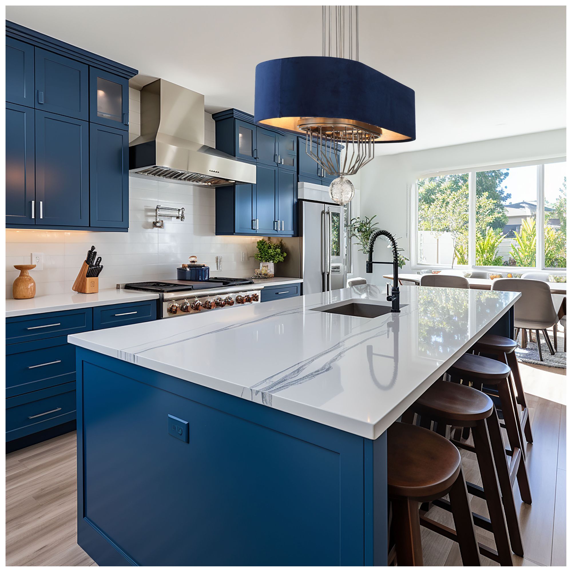 Image 3 Metropolitan Grandeur 8-Light Aged Antique Nickel Island Chandelier more views