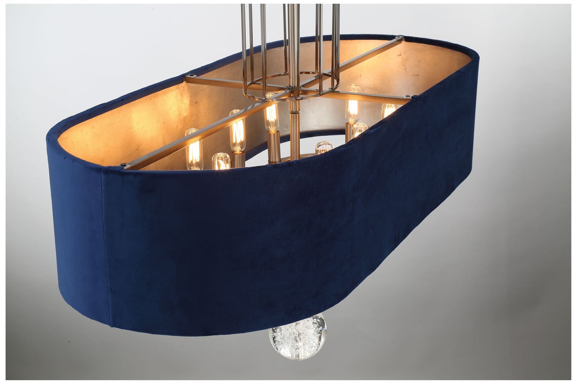 Image 4 Metropolitan Grandeur 8-Light Aged Antique Nickel Island Chandelier more views