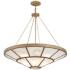 Metropolitan Istria 12-Light 36-in Ashen Gold Pendant with ALABASTER Shade