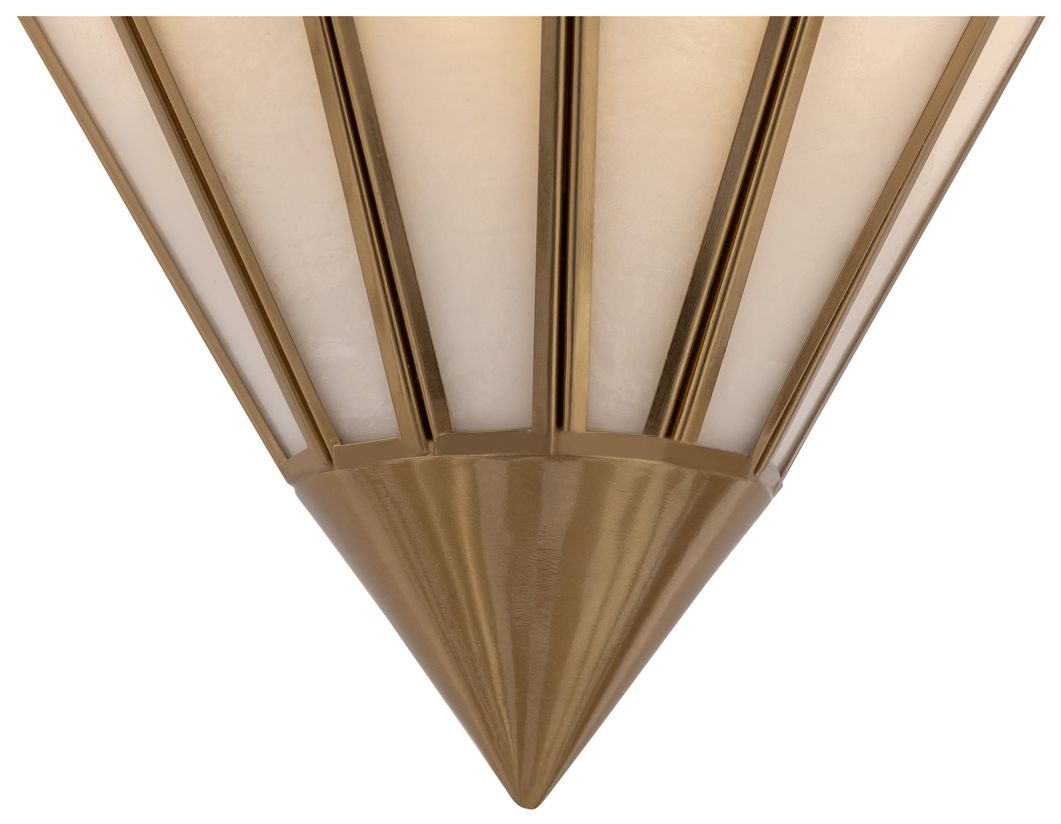 Image 5 Metropolitan Jaxen 5-Light 14.25-in Legacy Brass Pendant with Glass Shade more views