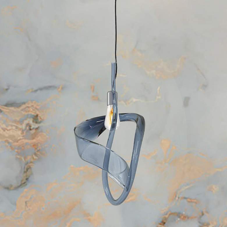 Image 1 Metropolitan Jaxy 1-Light 11.8-in Chrome Pendant