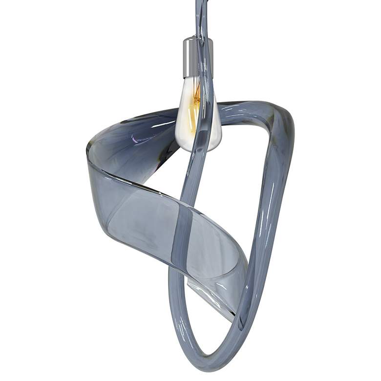 Image 4 Metropolitan Jaxy 1-Light 11.8-in Chrome Pendant more views