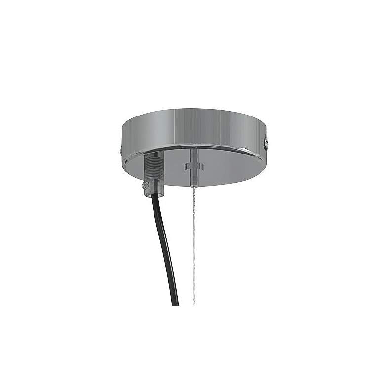Image 5 Metropolitan Jaxy 1-Light 11.8-in Chrome Pendant more views