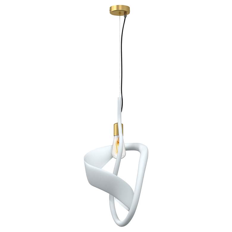 Image 3 Metropolitan Jaxy 1-Light 11.8-in Gold Pendant with Bohemia Crystal Shades more views
