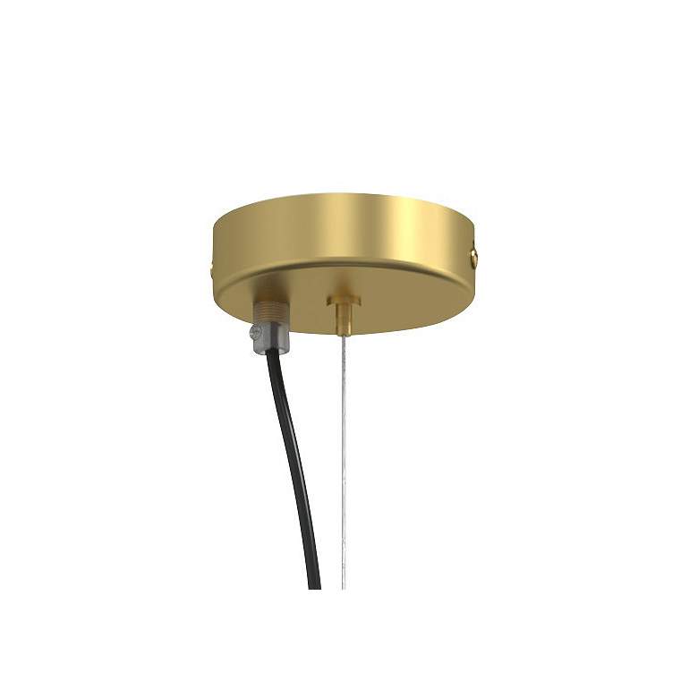 Image 5 Metropolitan Jaxy 1-Light 11.8-in Gold Pendant with Bohemia Crystal Shades more views