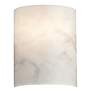 Metropolitan Lighting Andalucia 10" Alabaster Dust Glass Wall Sconce