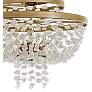3_Metropolitan Lighting Stonybrook 30" Gold and Quartz Ceiling Light more views