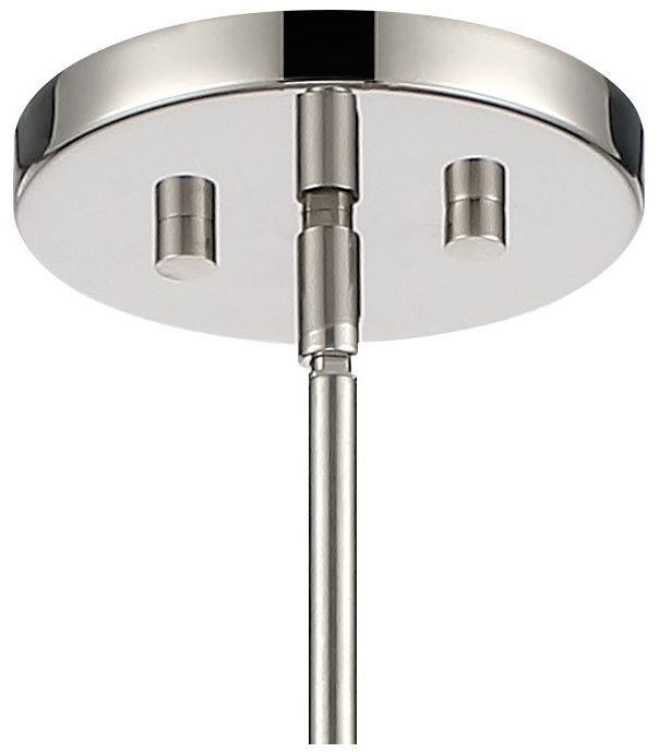 Image 3 Metropolitan Luxor 20-inch 5-Light Polished Nickel Pendant more views