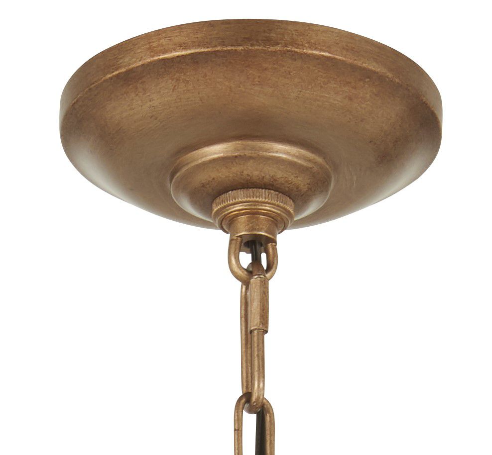 Image 5 Metropolitan Magnolia Manor 10-Light Gold and Distressed Bronze Chandelier more views