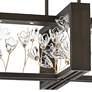 Metropolitan Maison Des Fleurs 30" Wide Bronze 4-Light LED Chandelier