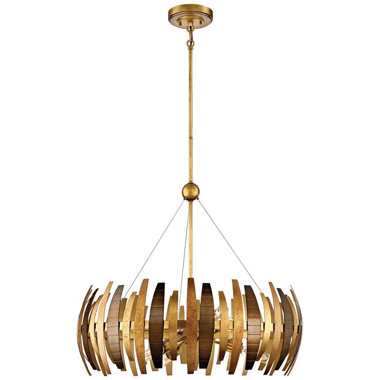 Image 2 Metropolitan Manitou 28 1/2" Wide 6-Light Ardor Gold Pendant