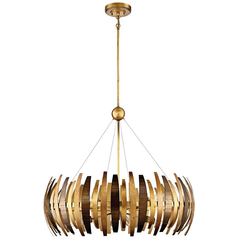 Image 2 Metropolitan Manitou 34" Wide 8-Light Ardor Gold Pendant Light