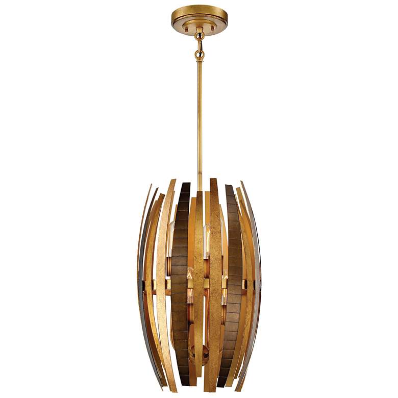 Image 1 Metropolitan Manitou 6-Light 13.25-in Ardor Gold Indoor Pendant