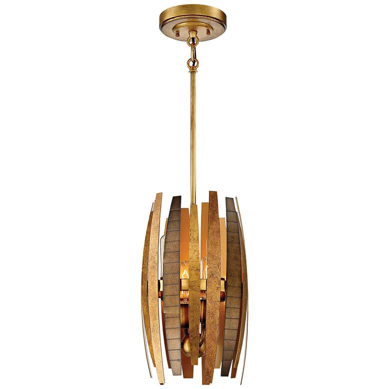 Image 2 Metropolitan Manitou 9 1/2"W 4-Light Ardor Gold Mini Pendant