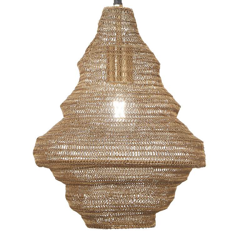 Image 3 Metropolitan Marseille 24 1/4" High Gilded Brass Wall Sconce more views