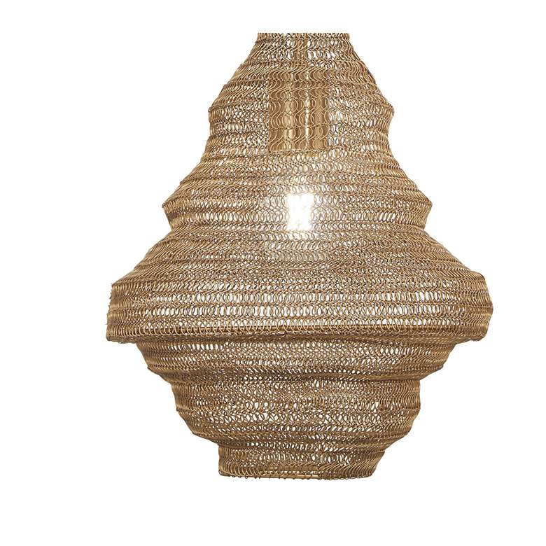 Image 4 Metropolitan Marseille 24 1/4" High Gilded Brass Wall Sconce more views