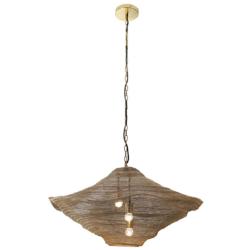 Metropolitan Marseille 34" Wide Gilded Brass 3-Light Pendant