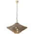 Metropolitan Marseille 34" Wide Gilded Brass 3-Light Pendant