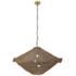 Metropolitan Marseille 44" Wide Gilded Brass 3-Light Pendant