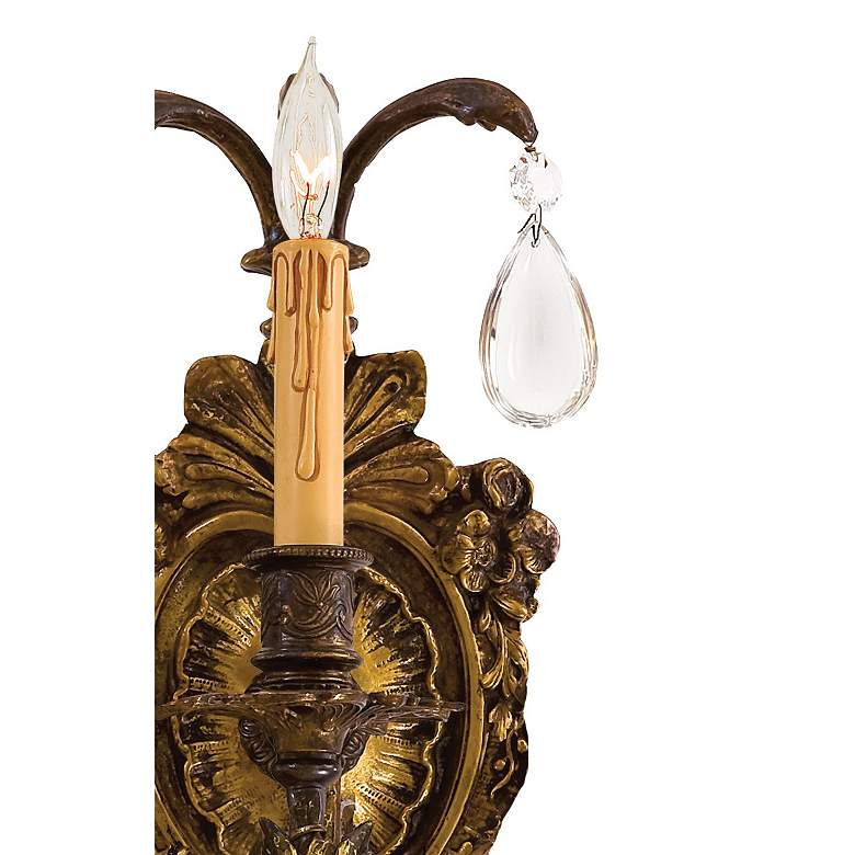 Image 2 Metropolitan Metro 1-Light 7-in Antique Bronze Patina Wall Sconce more views