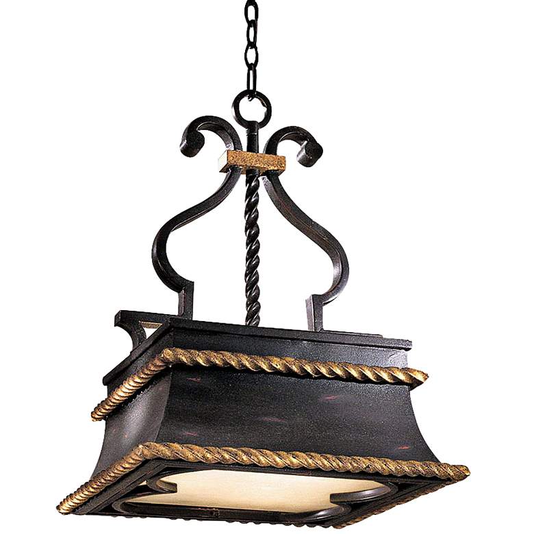 Image 2 Metropolitan Montparnasse 17" Wide French Black Pendant