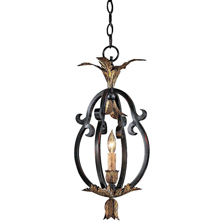 Image 2 Metropolitan Montparnasse 9" Wide French Black Mini Pendant