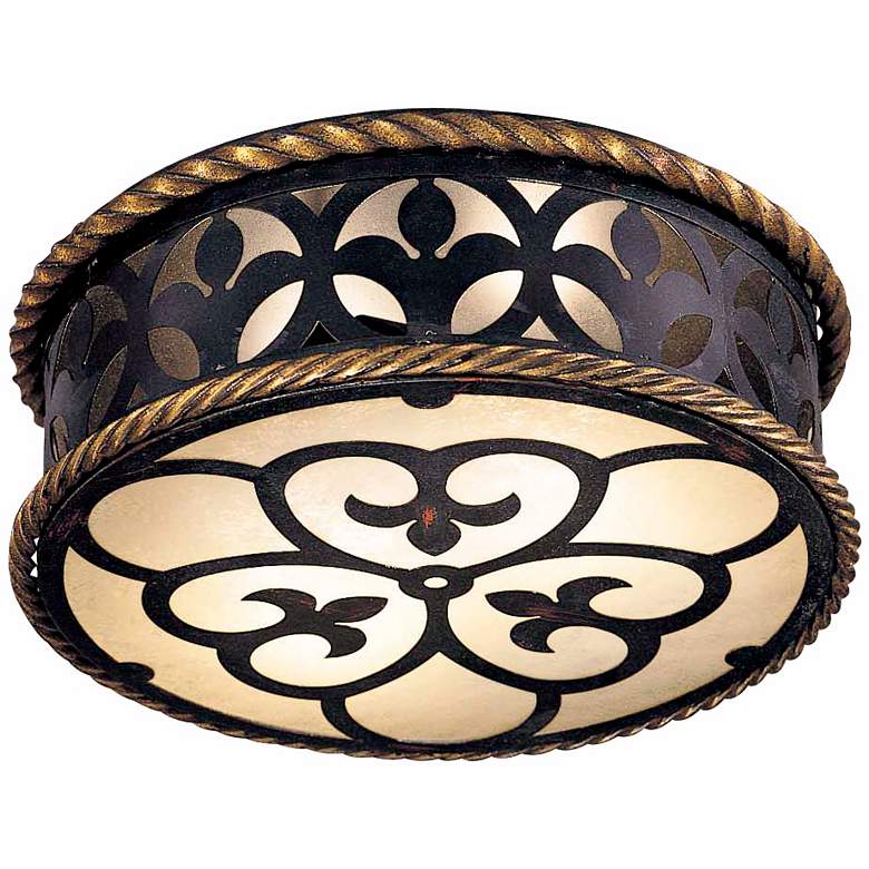 Image 1 Metropolitan Montparnasse Black 15 1/2" Wide Ceiling Light