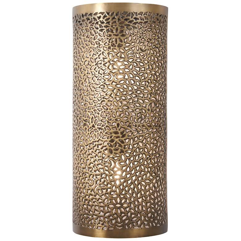 Image 1 Metropolitan Moradabad 2-Light 10-in Gilded Brass Wall Sconce
