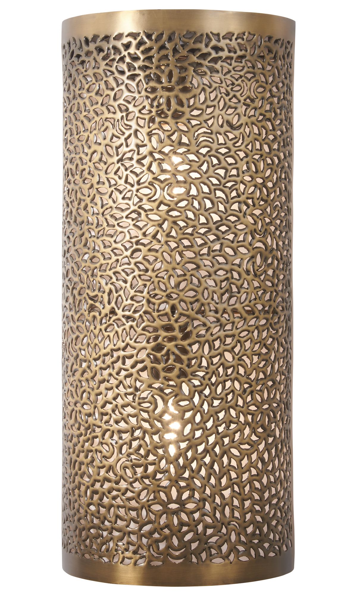 Image 2 Metropolitan Moradabad 2-Lt 10-in Gilded Brass Wall Sconce with Metal Shade more views