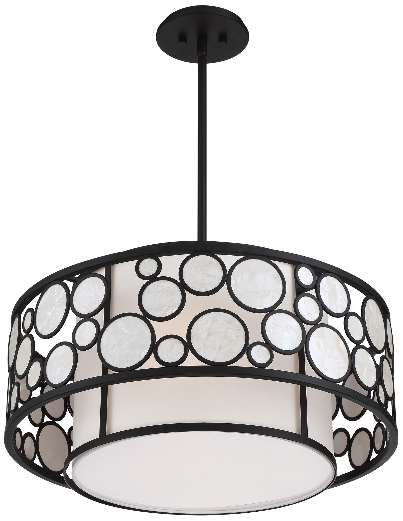 Metropolitan Mosaic - 4 Light Oil Rubbed Bronze Pendant