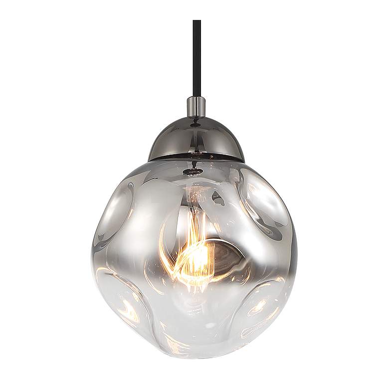 Image 2 Metropolitan Neveh 1-Light 6-in Gun Metal Mini-Pendant more views