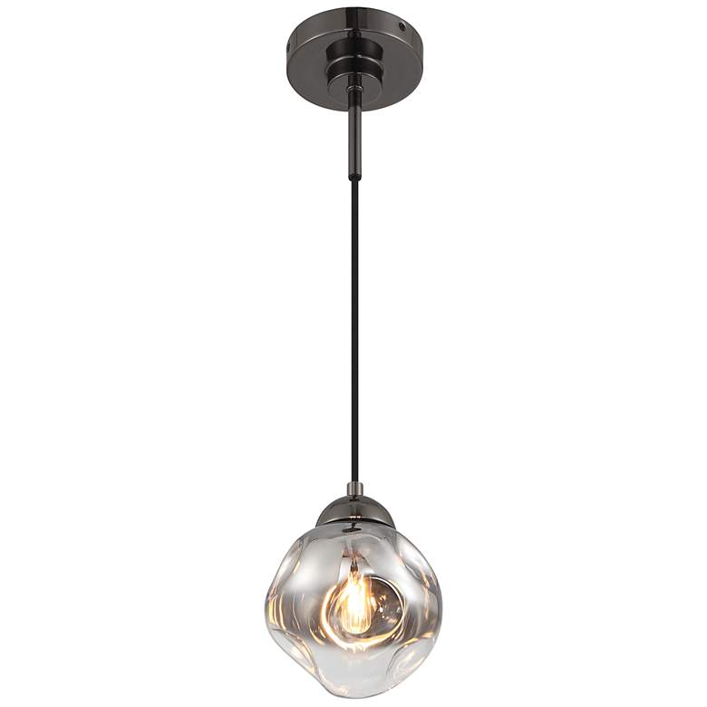 Image 4 Metropolitan Neveh 1-Light 6-in Gun Metal Mini-Pendant more views
