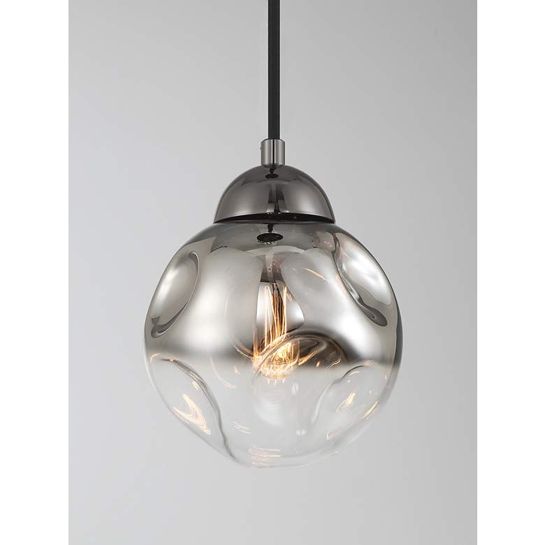 Image 5 Metropolitan Neveh 1-Light 6-in Gun Metal Mini-Pendant more views