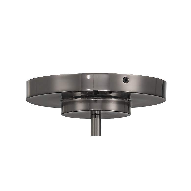 Image 4 Metropolitan Neveh 12-Light 27.63-in Gun Metal Semi-Flush with Glass Shade more views