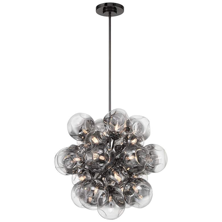 Image 2 Metropolitan Neveh 25-Light 31.75-in Gun Metal Pendant more views