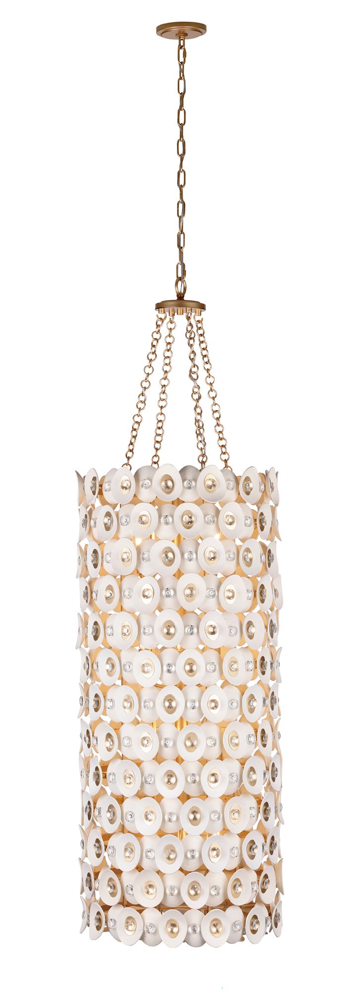 Image 3 Metropolitan Niu 12-Light Fawn Gold 20.5-in Dia Foyer Pendant more views