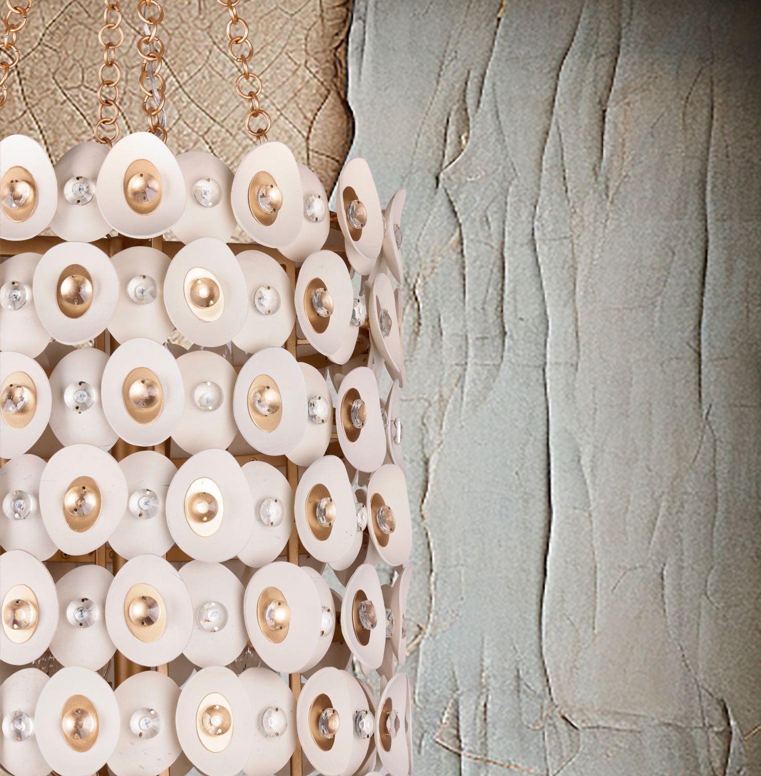 Image 6 Metropolitan Niu 12-Light Fawn Gold 20.5-in Dia Foyer Pendant more views