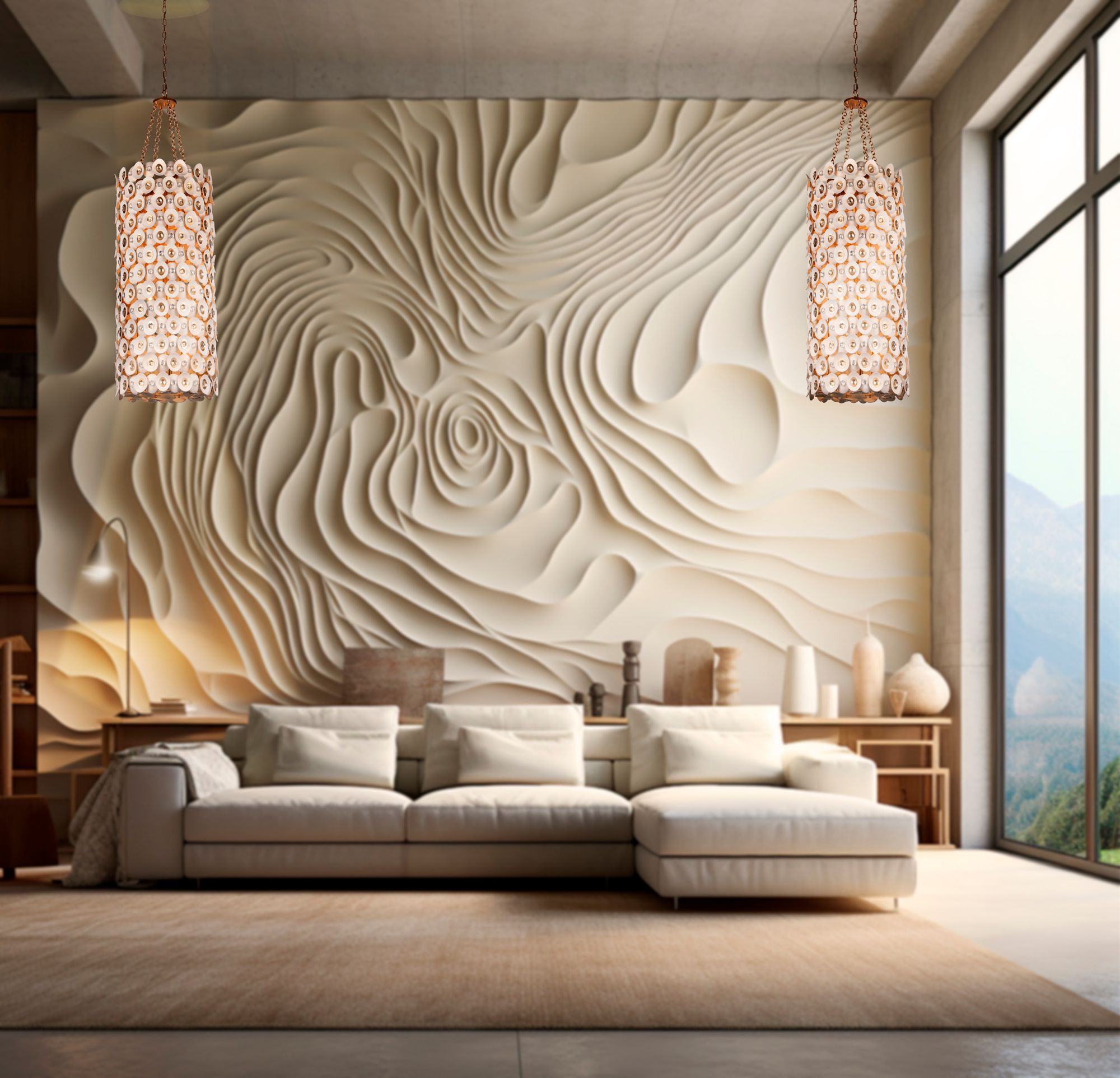 Image 7 Metropolitan Niu 12-Light Fawn Gold 20.5-in Dia Foyer Pendant more views