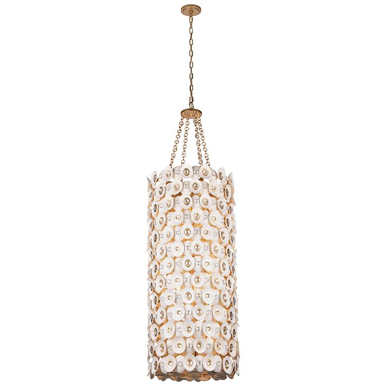 Image 2 Metropolitan NIU 12-Light Fawn Gold Foyer Chandelier